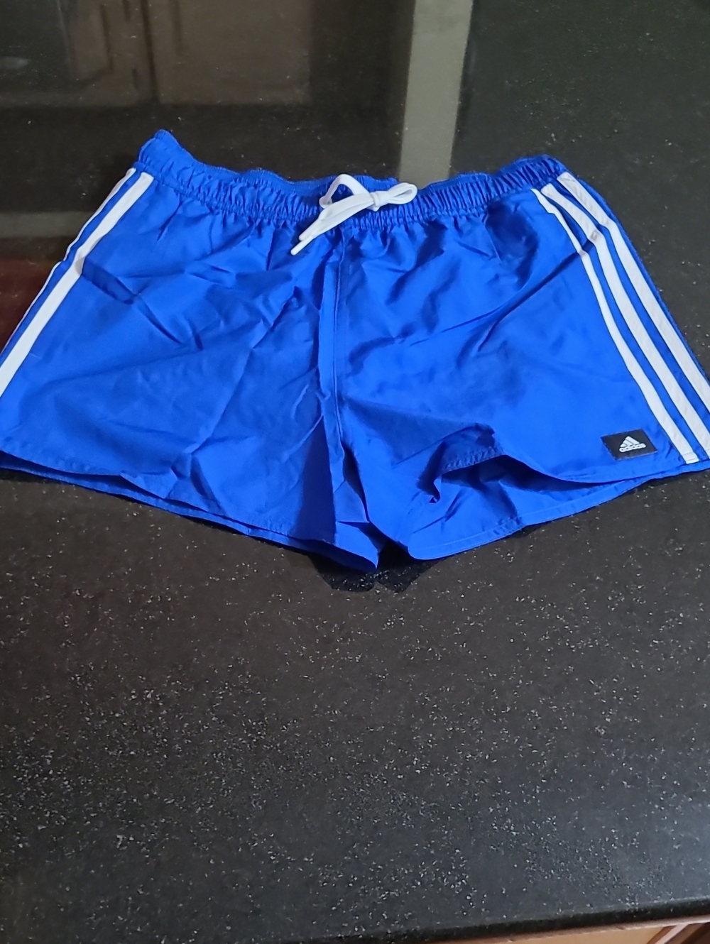 Adidas Men 3-Stripe Swim Short - Picture 4 of 13
